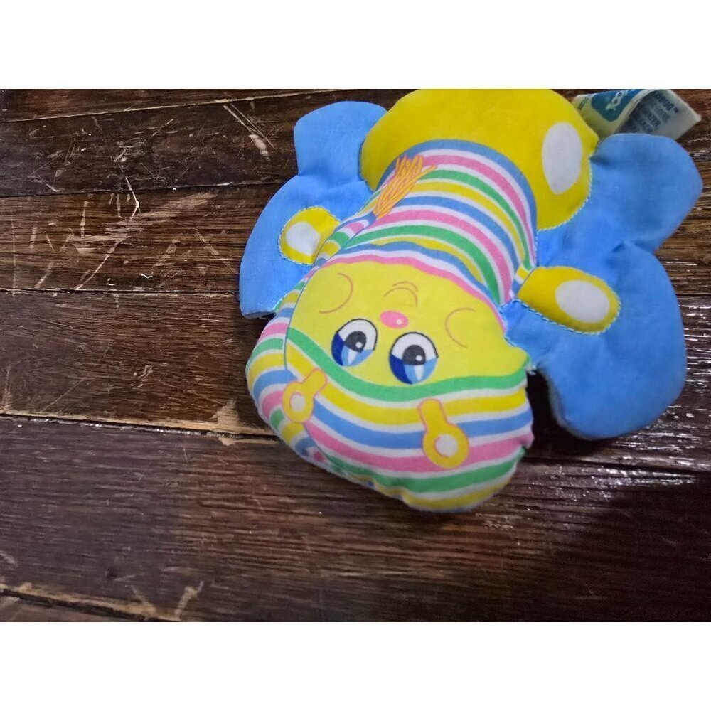 Vintage 1985 Playskool Baby GLO Friends Plush Toy Soft Squeaker - Picture 3 of 10